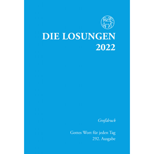 Herrnhuter Losung 2022 - Großdruck kartoniert