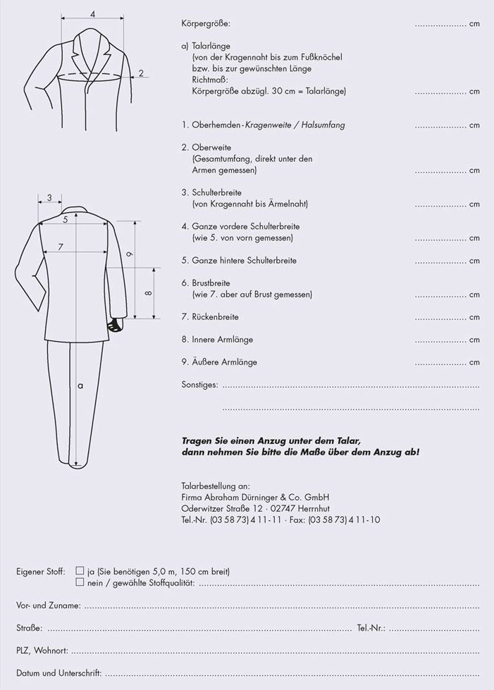 Prädikantentalar für Sachsen